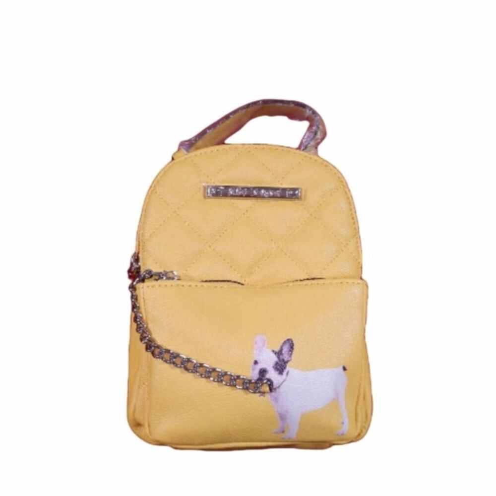 Betsey Johnson Mini Backpack French Bulldog